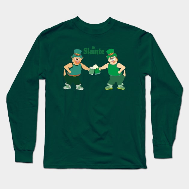 Slainte Long Sleeve T-Shirt by Alekvik